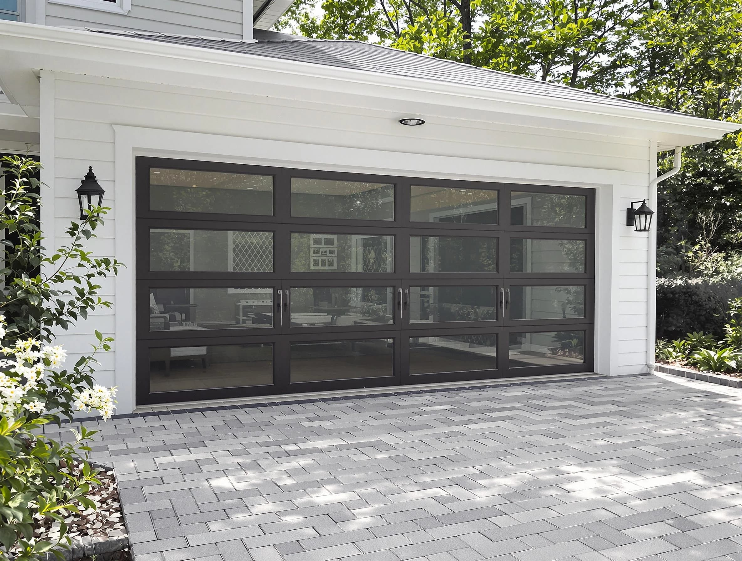 Bessemer Garage Door Repair design specialist presenting custom garage door options to Bessemer homeowner