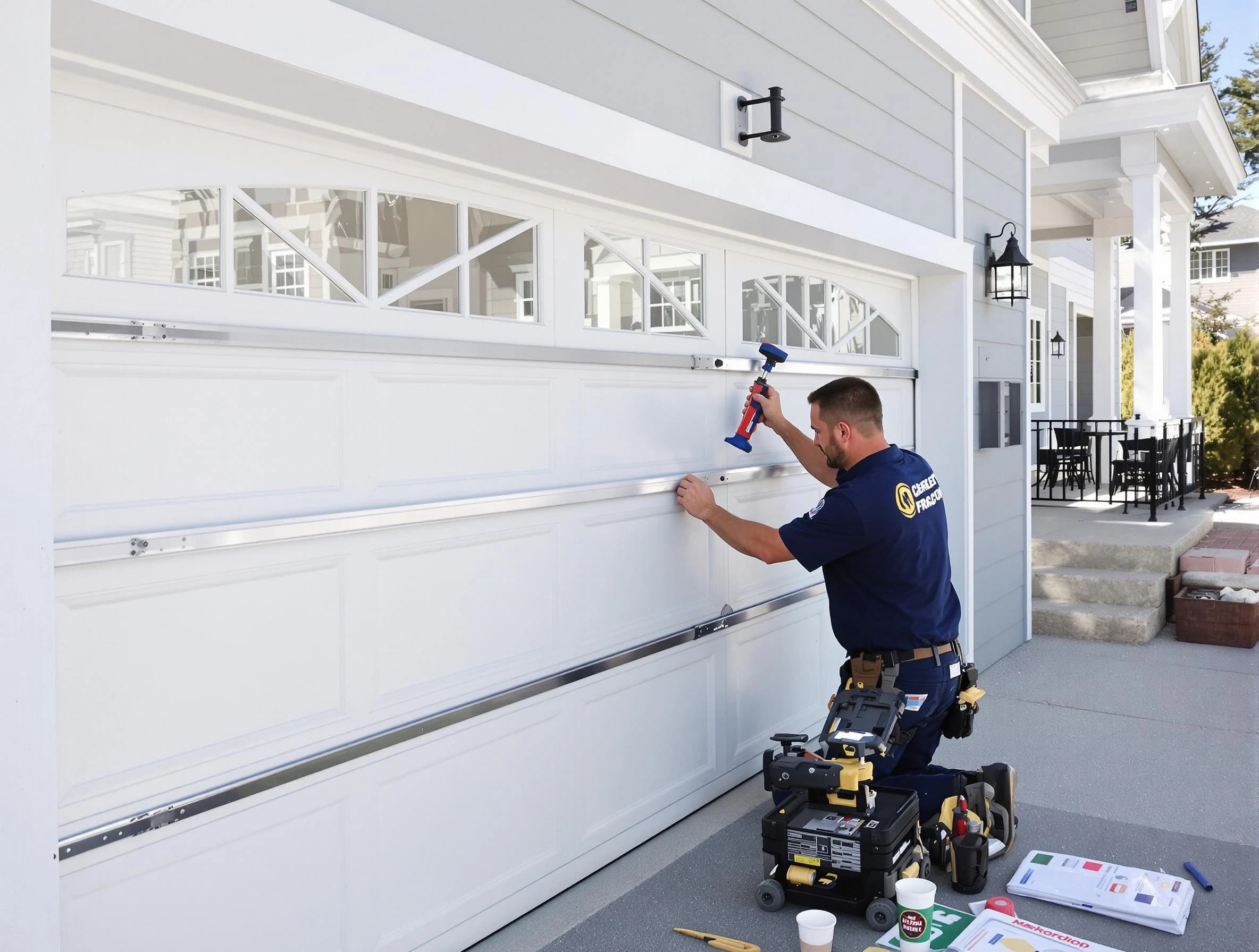 Professional garage door installation by Bessemer Garage Door Repair in Bessemer