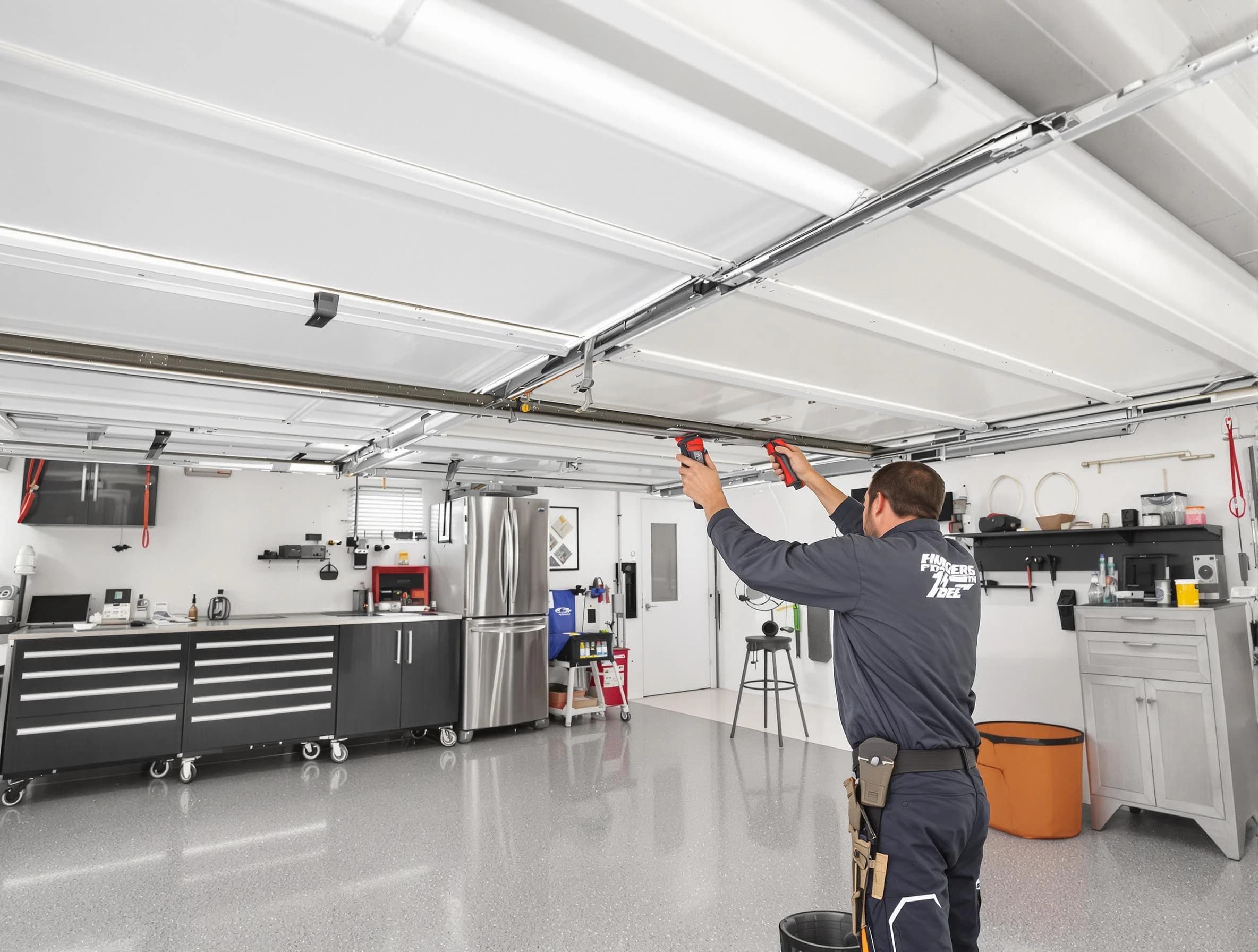 Overhead garage door repair service by Bessemer Garage Door Repair in Bessemer