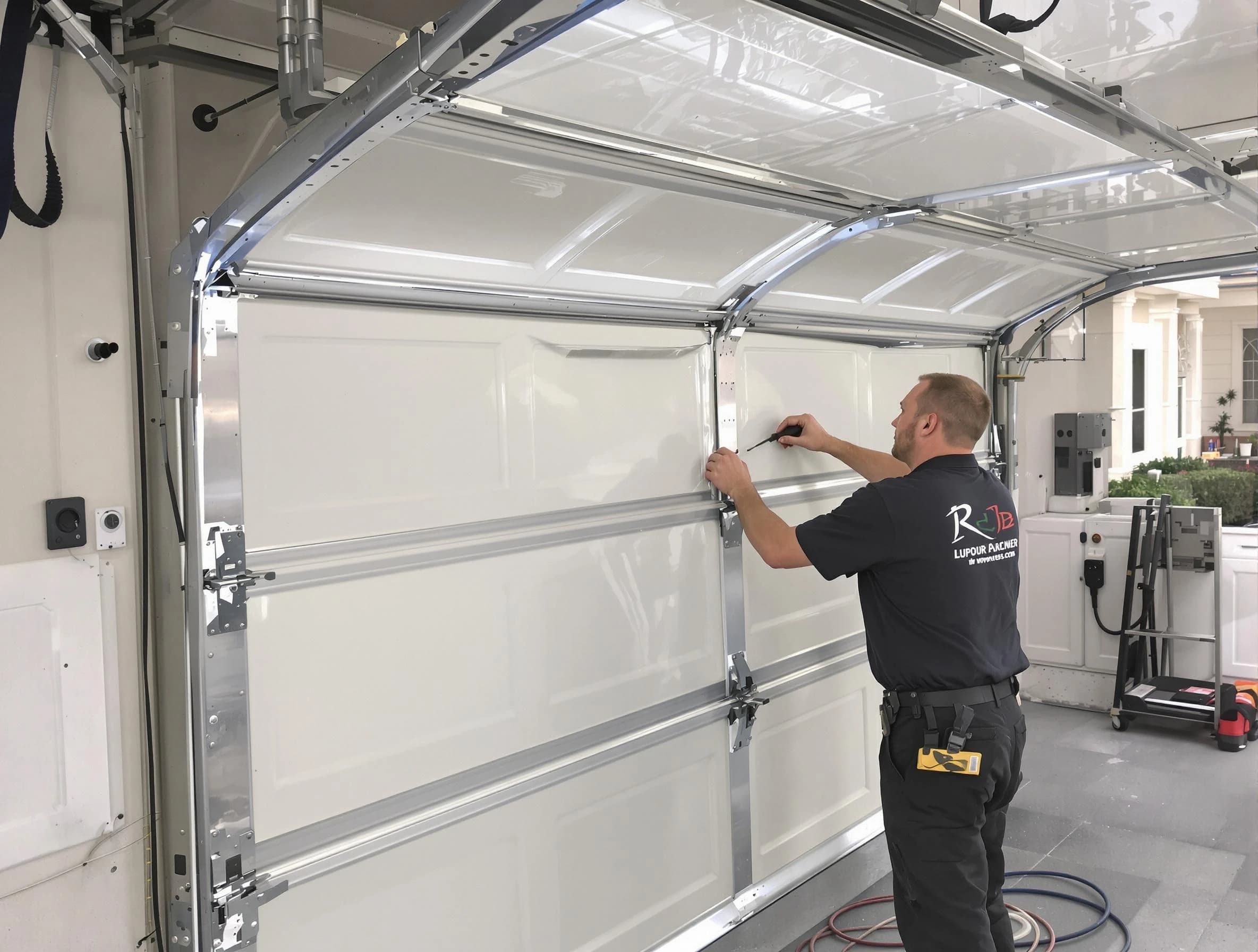 Bessemer Garage Door Repair professional performing panel repair in Bessemer