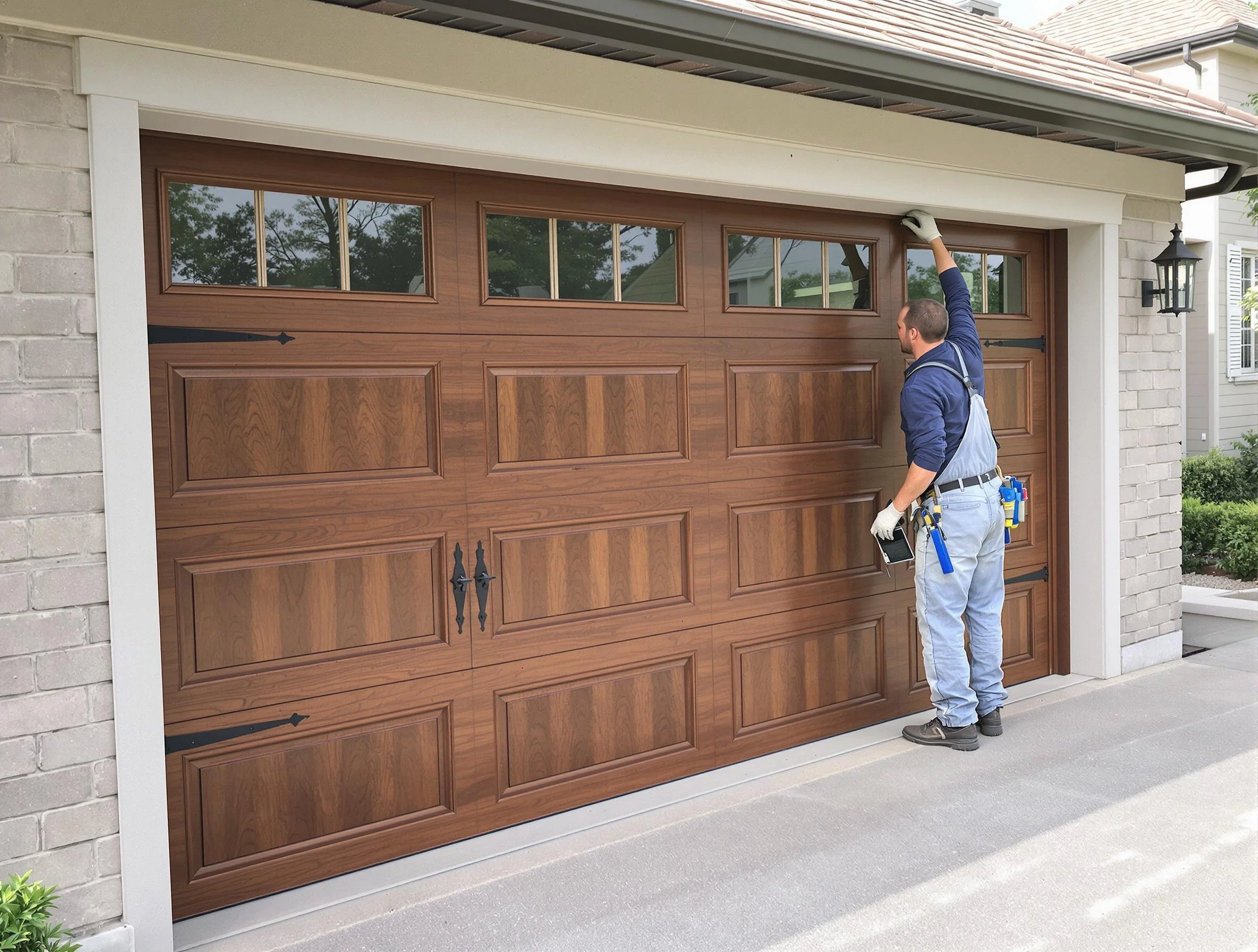 Custom garage door showcase by Bessemer Garage Door Repair in Bessemer