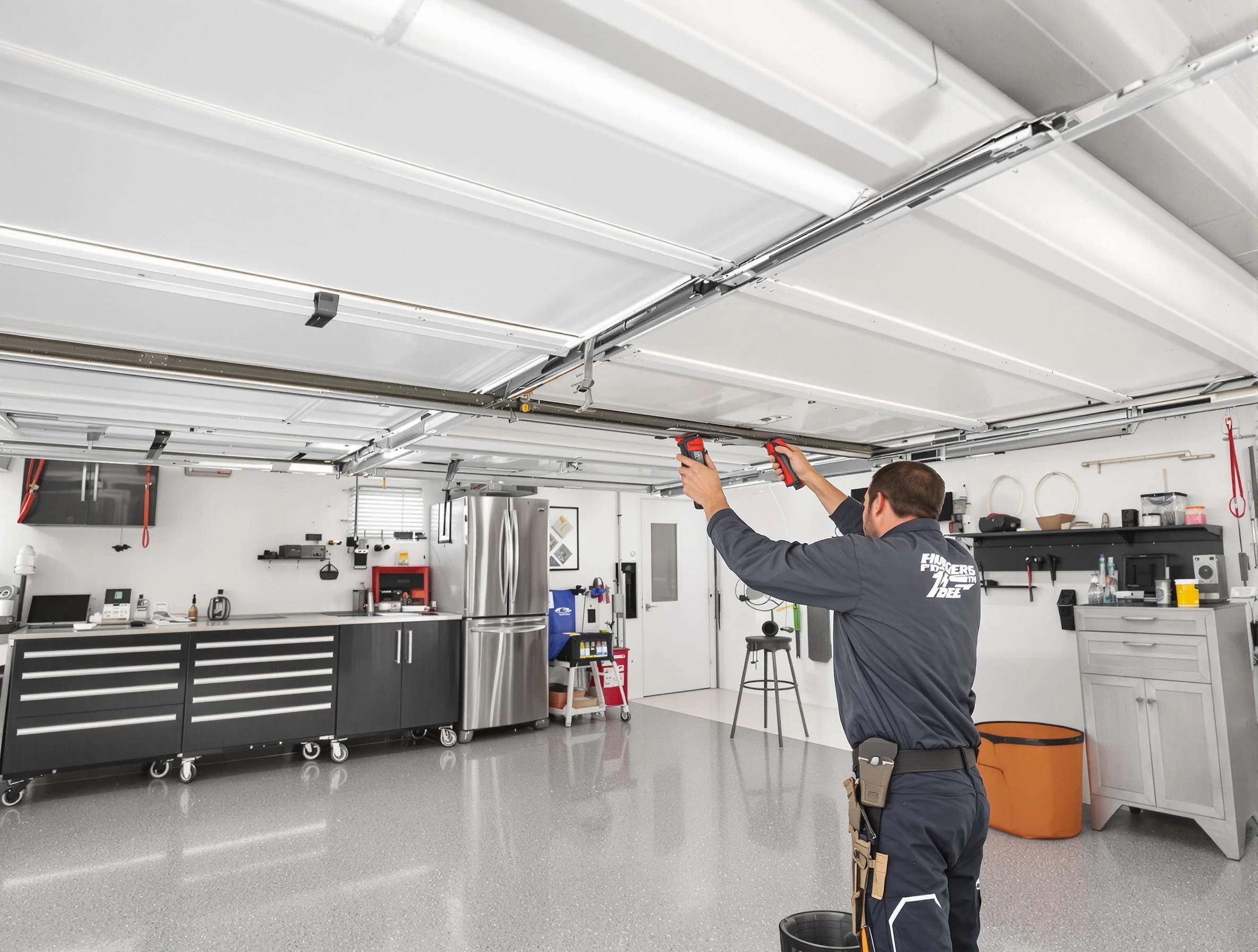 Overhead garage door repair service by Bessemer Garage Door Repair in Bessemer